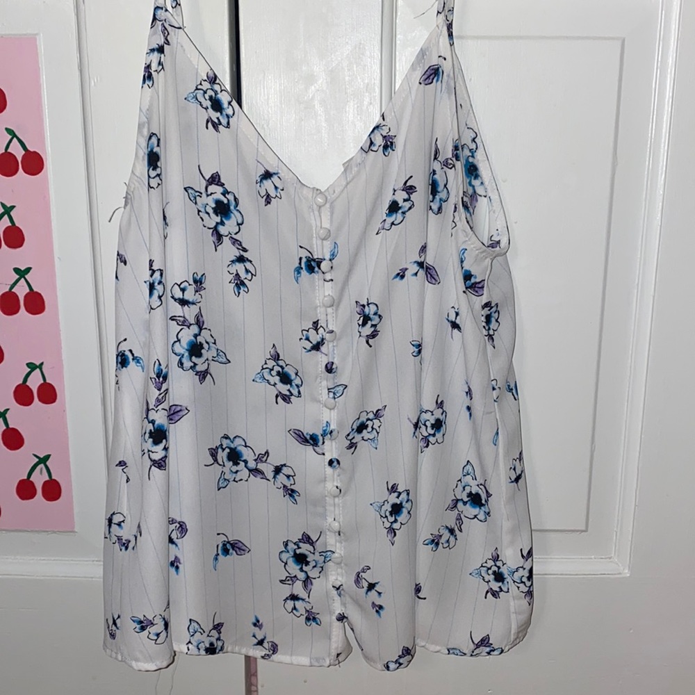 Floral Tank Blouse